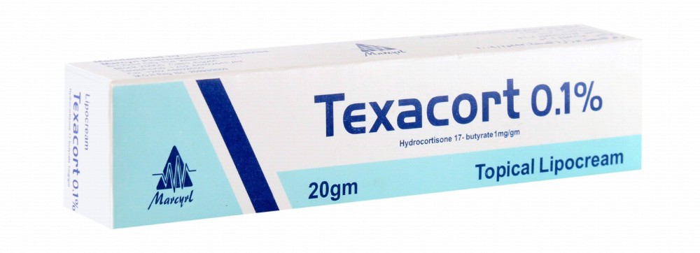 Texacort 0.1% Hydrocortison 17-Butyrate Topical Lipocream for Bites, Rashes & Itches