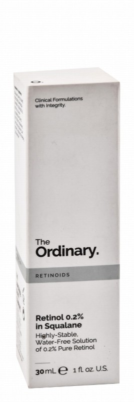The Ordinary 0.2% Retinol in Squalene Face Serum - water free, fragrance free