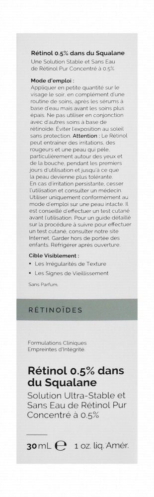 The Ordinary 0.5% Retinol in Squalane Face Serum - fragrance free, water free