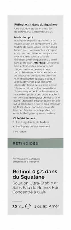 The Ordinary 0.5% Retinol in Squalane Face Serum - fragrance free, water free