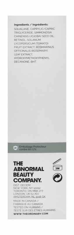 The Ordinary 0.5% Retinol in Squalane Face Serum - fragrance free, water free