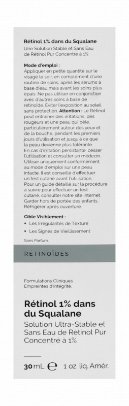 The Ordinary 1% Retinol in Squalane Face Serum - fragrance free, water free