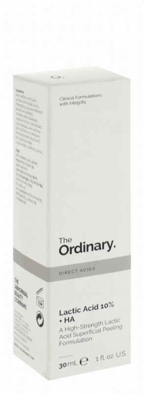 The Ordinary 10% Lactic Acid Plus HA Facial Serum - fragrance free