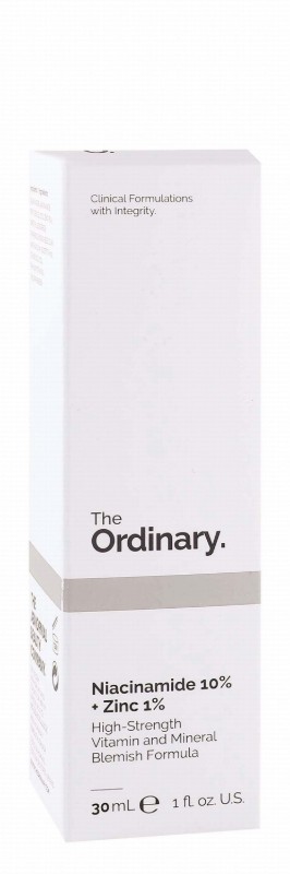 The Ordinary 10% Niacinamide Plus 1% Zinc Anti-Blemish Face Serum with Vitamins & Minerals - fragrance free