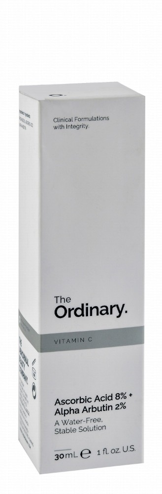 The Ordinary Anti-Aging Facial Serum with Vitamin C, 8% Ascorbic Acid & 2% Alpha Arbutin - water free, fragrance free