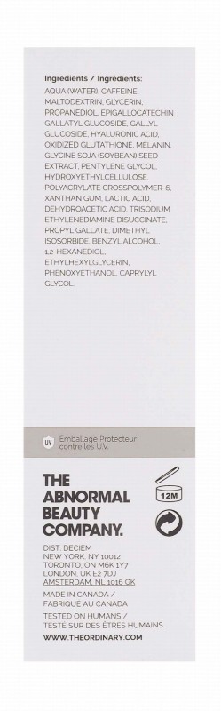 The Ordinary Anti-Puffiness & Anti-Pigmentation Eye Contour Solution with Caffeine - fragrance free