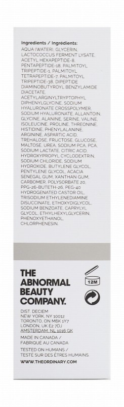 The Ordinary Buffet Multi-Technology Anti-Aging Peptide Facial Serum - fragrance free