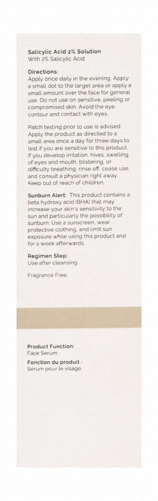 The Ordinary Direct 2% Salicylic Acid Facial Serum for Blemished Skin