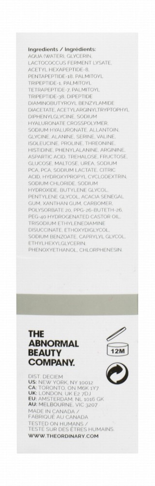 The Ordinary Face Serum with Peptides & HA