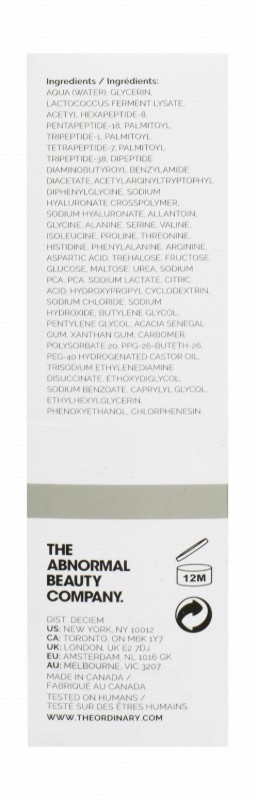 The Ordinary Face Serum with Peptides & HA