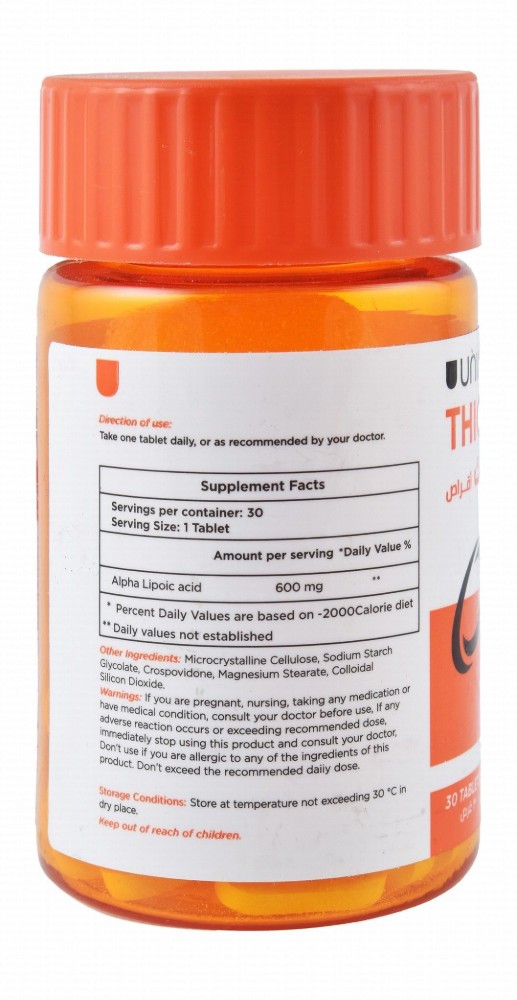 Thiomack 600mg Alpha Lipoic Acid Antioxidant Supplement