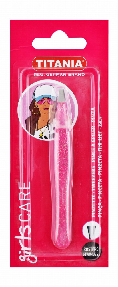 Titania Girls Care Pink Tweezers
