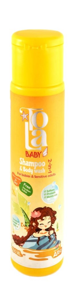 Tola Baby 2in1 Softening, Protecting & Moisturizing Shampoo & Body Wash - sulfate free, parabens free
