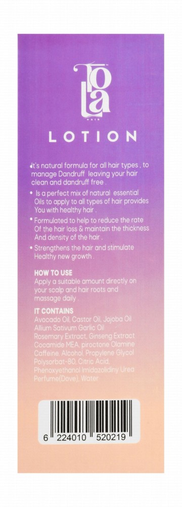 Tola Strengthening, Conditioning & Softening Lotion for All Hair Types (Special Offer)