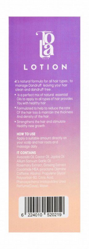 Tola Strengthening, Conditioning & Softening Lotion for All Hair Types (Special Offer)