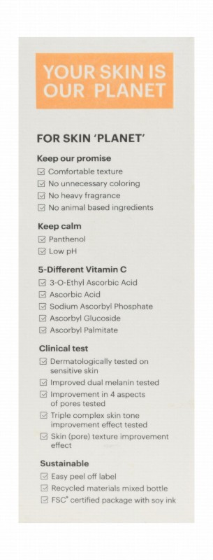 Torriden Cellmazing Brightening & Blemish Toning Facial Ampoule with Vitamin C5 Complex - animal ingredients free