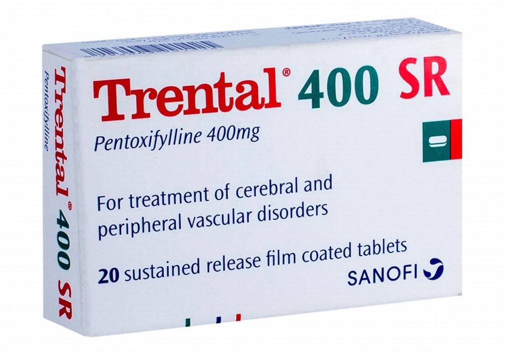 Trental SR 400mg Pentoxifyline for Cerebral & Peripheral Vascular Disorders