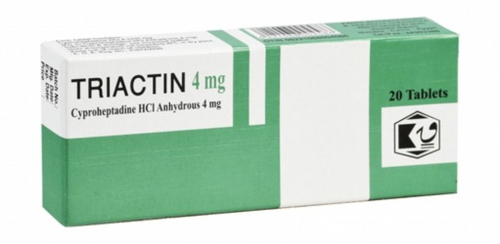 Triactin 4mg Cyproheptadine HCL