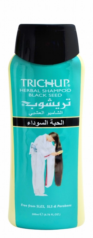 Trichup Herbal Shampoo with Black Seed for All Hair Types - SLES free, SLS free, parabens free