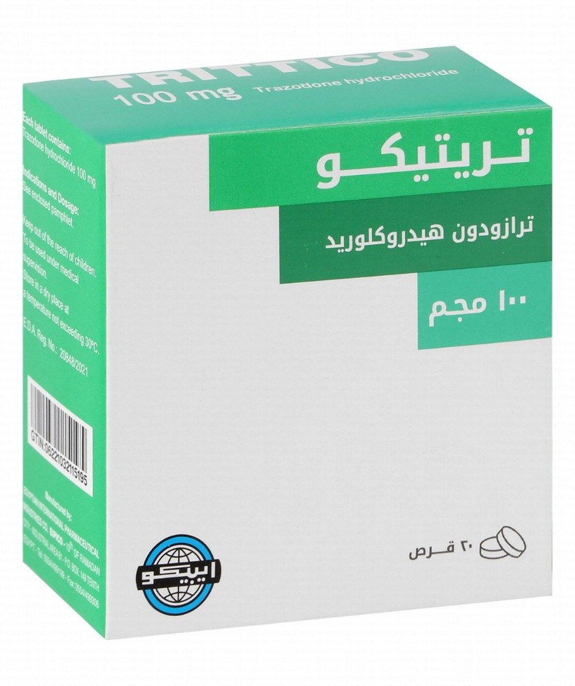Trittico 100mg Trazodone Hydrochloride