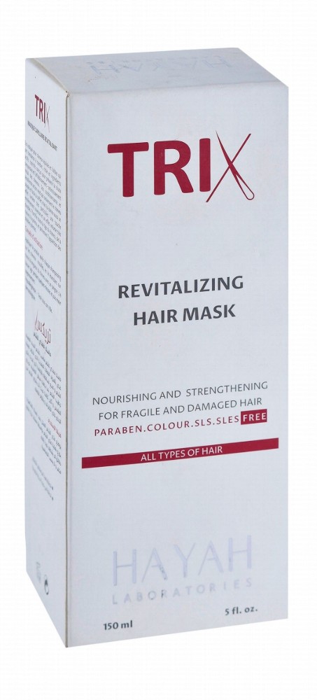 Trix Revitalizing Hair Mask for All Hair Types - SLS free, SLES free, parabens free
