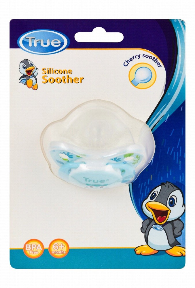 True Blue Silicone Soother (6+ Months) - BPA free