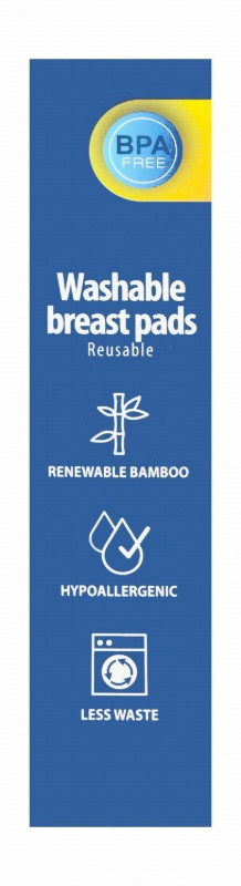 True Gold Hypoallergenic Bamboo Washable Breast Pads - BPA free
