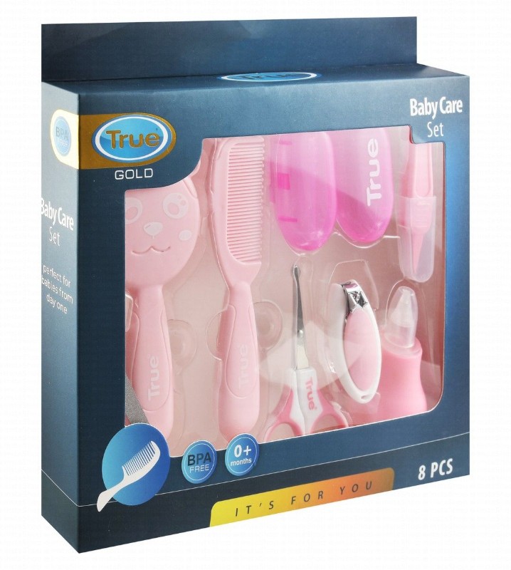 True Gold Pink Baby Care Set (0+ Months) - BPA free