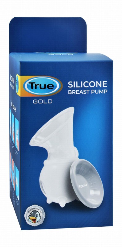 True Gold Silicone Breast Pump - BPA free
