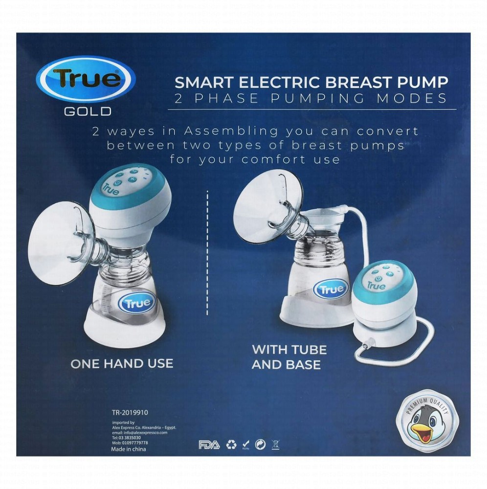 True Gold Smart Electric Breast Pump - TR-2019910