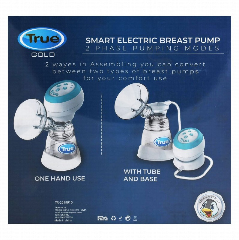 True Gold Smart Electric Breast Pump - TR-2019910
