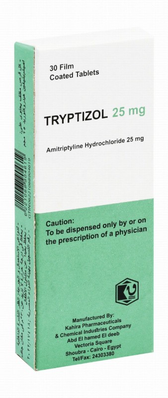 Tryptizol 25mg Amitriptyline Hydrochloride