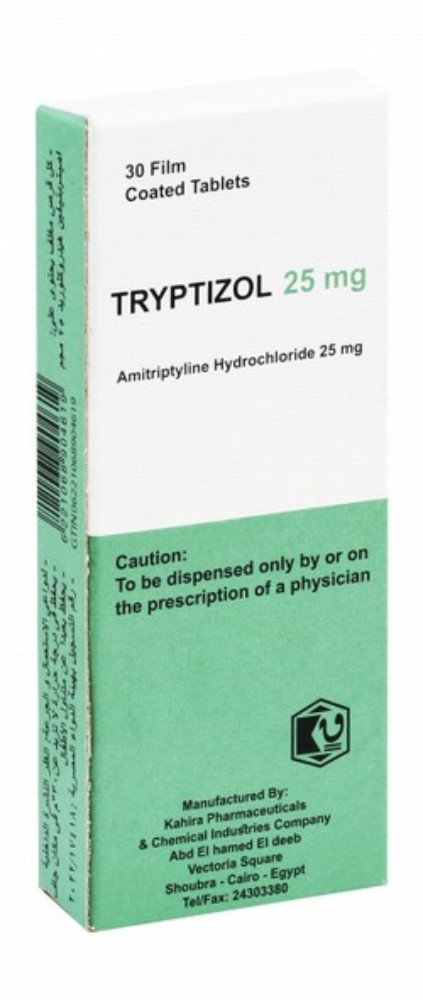 Tryptizol 25mg Amitriptyline Hydrochloride