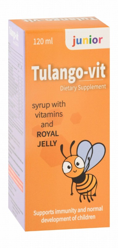 Tulango Vit Junior Immune Support Supplement Syrup with Vitamins & Royal Jelly