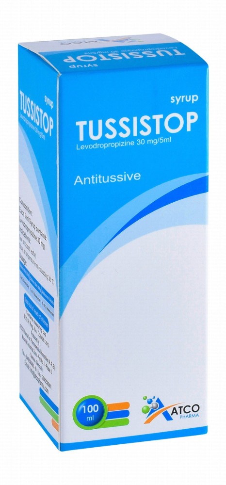 Tussistop 30mg/5ml Levodropropizine Antitussive Syrup