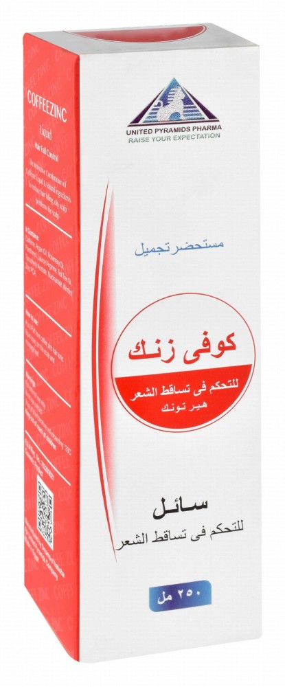 United Pyramids Pharma Anti-Hair Fall Liquid Tonic with Coffee & Zinc