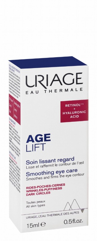 Uriage Eau Thermale Age Lift Firming & Smoothing Eye Cream with Retinol & Hyaluronic Acid for All Skin Types