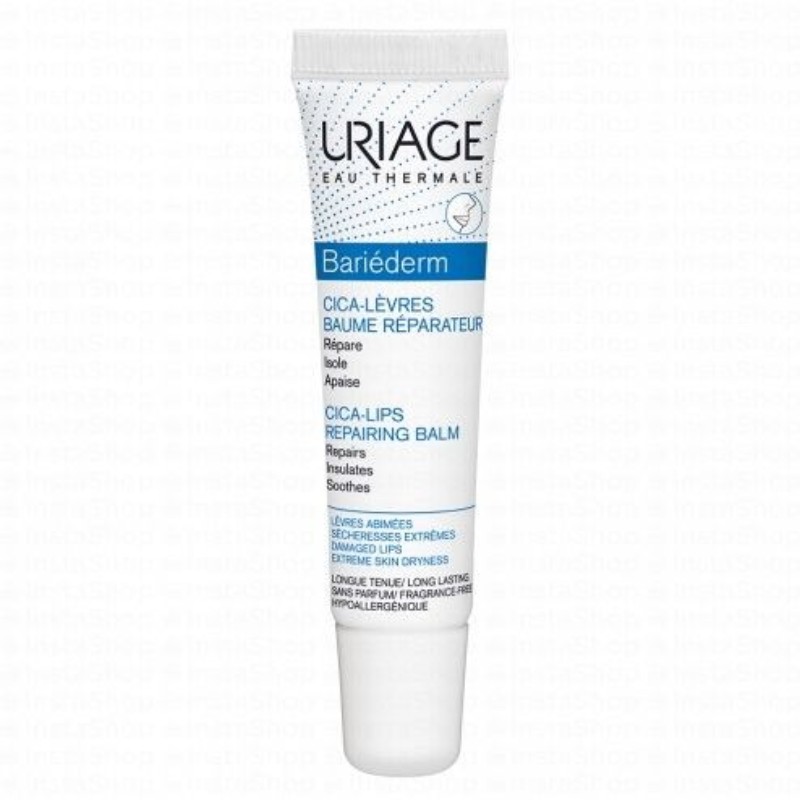 Uriage Eau Thermale Bariederm Cica Lips Repairing Balm - fragrance free