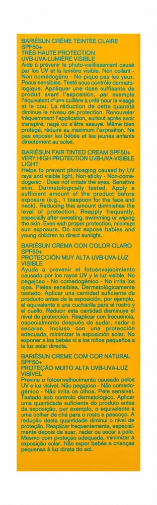 Uriage Eau Thermale Bariesun Water-Resistant Fair Tinted Face & Body Sunscreen for Sensitive Skin SPF50+