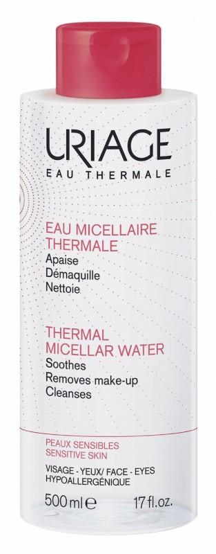 Uriage Eau Thermale Hypoallergenic Soothing Micellar Water for Sensitive Skin