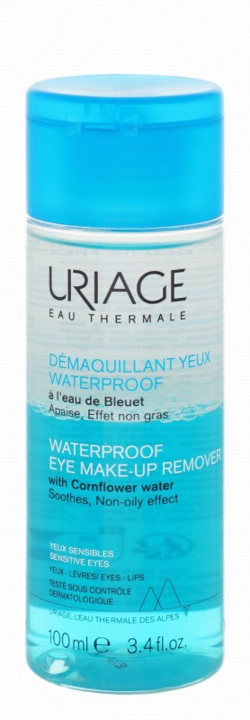 Uriage Eau Thermale Hypoallergenic Waterproof Eye Makeup Remover for Sensitive Skin
