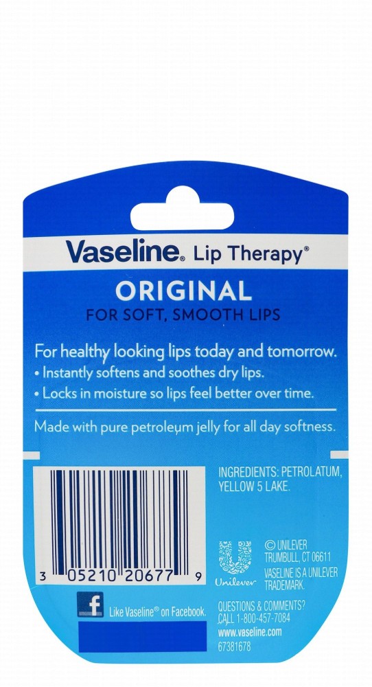 Vaseline Lip Therapy Original Lip Balm