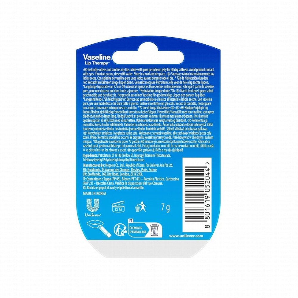 Vaseline Lip Therapy Original Lip Balm