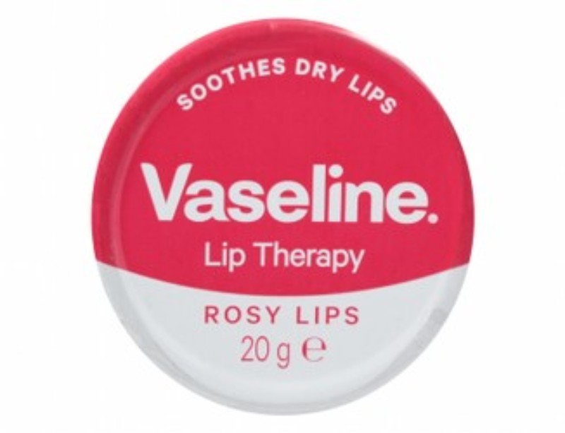 Vaseline Lip Therapy Petroleum Jelly Lip Balm with Rose & Almond Oil