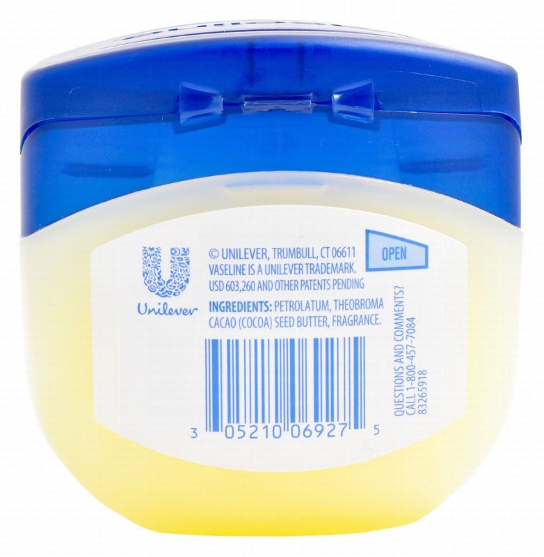Vaseline Rich Conditioning Petroleum Jelly with Cocoa Butter