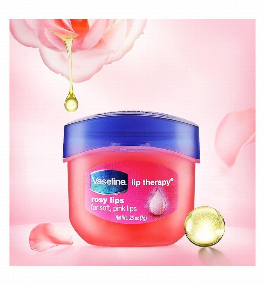 Vaseline Rosy Lip Therapy for Soft & Pink Lips