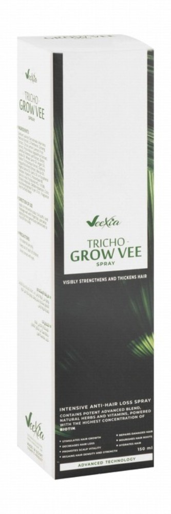 Veexia Tricho Grow Vee Strengthening, Thickening & Anti-Hair Loss Spray with Vitamins & Biotin