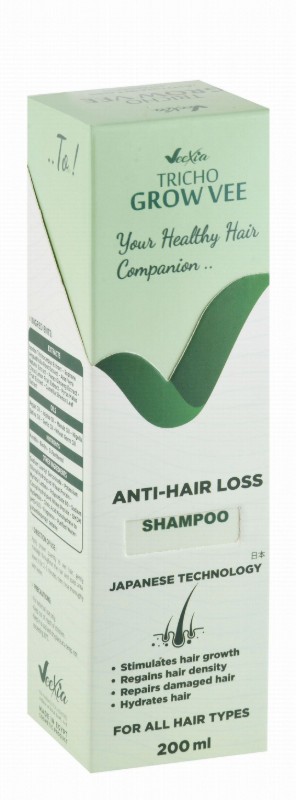 Veexia Tricho Repairing, Growth Stimulating & Anti-Hair Loss Shampoo with Biotin, Keratin & Kamigen K for All Hair Types - sulfate free