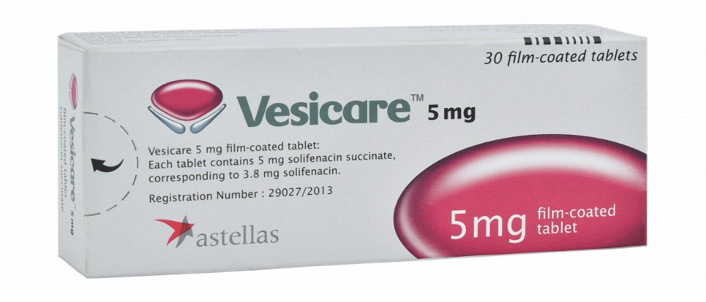 Vesicare 5mg Solifenacin Succinate