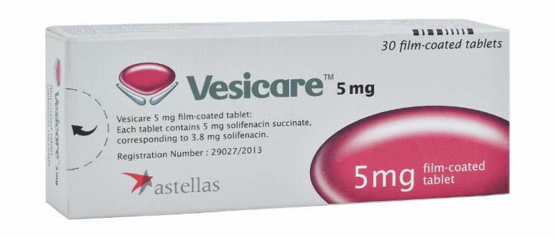 Vesicare 5mg Solifenacin Succinate